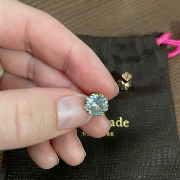 Kate Spade Rose Gold Studs - Picture 3 of 3